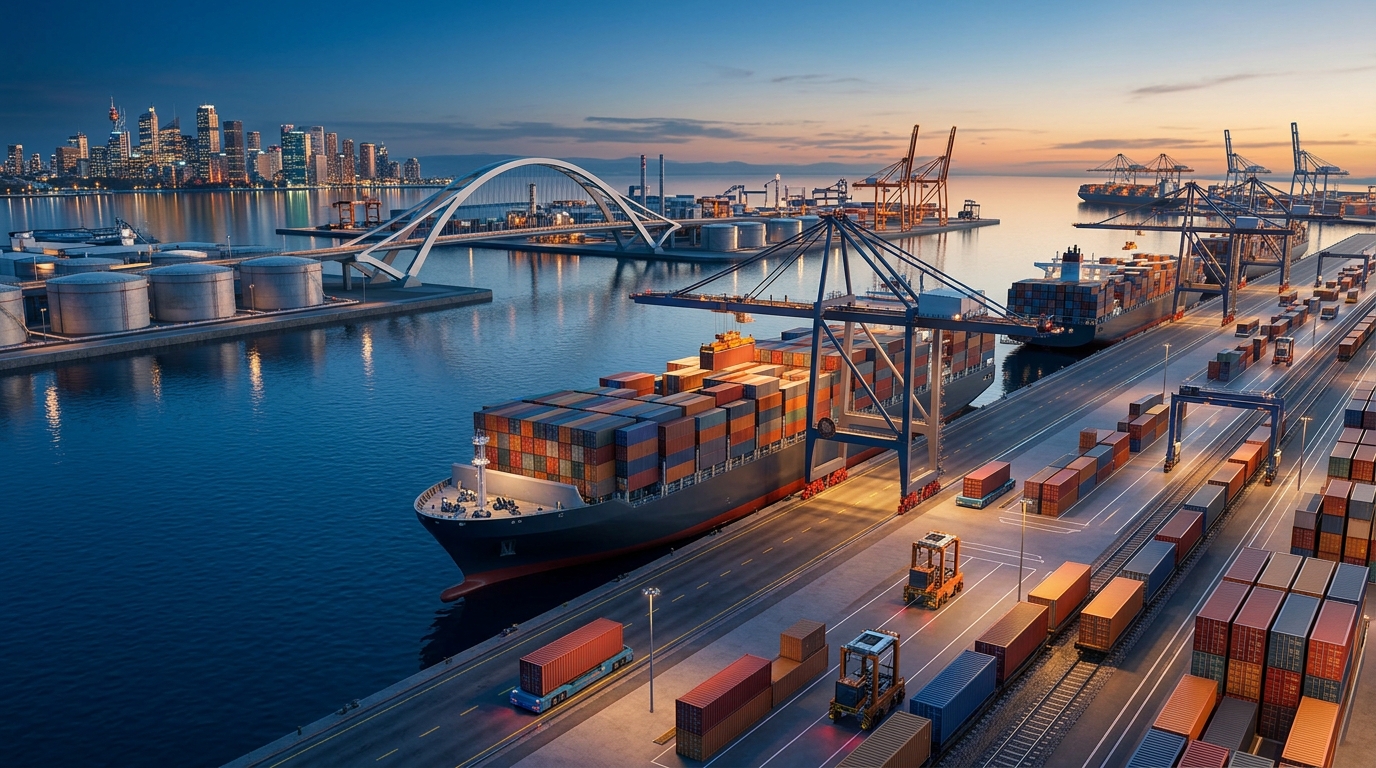 Global port — KP Digi World logistics network